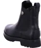 A black leather boot shown from the back. Produktbild-Vorschau