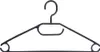 Dix cintres rotatifs en plastique noir - solution pratique Voir les images du produit 3