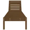 CLORIS Sonnenliege Honigbraun 199,5x60x74 cm Massivholz Produktbild-Vorschau 3