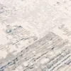 Moderner feiner Wohnzimmer-Teppich | glänzend | blau-weiß Produktbild-Vorschau 4