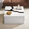 Merax salontafel met marmerlook, geometrische kubusvormige Productafbeelding-voorbeeld 6