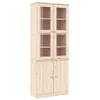 vidaXL Vetrina ALTA 77x35x186,5 cm in legno di pino Anteprima dell’immagine prodotto 2