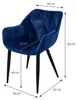 ML-Design 4er Set Esszimmerstuhl mit Rückenlehne, Produktbild-Vorschau 7
