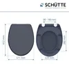 SCHÜTTE Duroplast WC-Sitz ANTHRAZIT, mit Absenkautomatik Produktbild-Vorschau 9