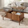 Table basse Merax réglable en hauteur avec abattant Voir les images du produit 1
