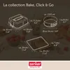 Zenker Bake, Click & Go 24er Springform mit Haube   24 x 8 Produktbild-Vorschau 4