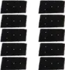 A set of ten black foam filters arranged in two columns of five. Produktbild-Vorschau