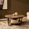 Starfurn - Paras Couchtisch - Braun - 70x70x35 cm Produktbild-Vorschau 4