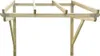 vidaXL Türvordach 200x100x100 cm Kiefer Massivholz Produktbild-Vorschau 9