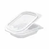 Feinkostbecher eckig  klar mit Deckel 250 ml (PP) [50 Produktbild-Vorschau 1