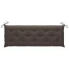 vidaXL Poduszka na ławkę ogrodową Taupe 150x(50+50)x7 cm Podgląd zdjęcia produktu 20