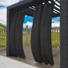 2 ks Větruvzdorné venkovní záclony s očky Top (ID: 4cm) + Náhled obrázku produktu 1