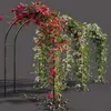 Stalen tuinboog voor klimplanten, 230 x 38 x 200 cm Productafbeelding-voorbeeld 3