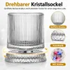 Rotierendes Whiskeyglas mit LED Ambiente Licht, Kristall Produktbild-Vorschau 3