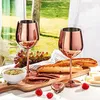 Verres à vin en acier inoxydable Verres à vin rouge Verres Voir les images du produit 2