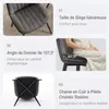Set di 2 sedie da pranzo, con seduta generosamente Anteprima dell’immagine prodotto 4