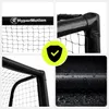 Fußballtor 240 x 160 cm, stabiles Stahlgestell schwarz, Produktbild-Vorschau 4