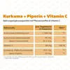 Curcuma 95% curcumine+pipérine+vitamine C vegan gélules 120 Voir les images du produit 8
