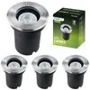 LUMILED Sada 4 zapustených svietidiel, vonkajšie reflektory Náhľad obrázku produktu 1