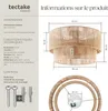 TecTake Lignea Lux, 1 žárovek, E27, Hnědá Náhled obrázku produktu 17