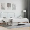 Metalowa Rama Łóżka Z Wezgłowiem Biała, 140X200 Cm Lumarko! Podgląd zdjęcia produktu 2
