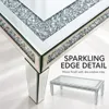 Vrygle Table Basse en Verre 120 × 60 × 45 cm Table de Salon Voir les images du produit 5