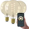 Calex Smart LED Lampe, E27, G95, Gold Filament, warmweißes Produktbild-Vorschau 1
