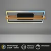 CCT LED Plafonnier, noir, avec bois, LED/50W Voir les images du produit 2
