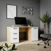 Forte NET307 Schreibtisch 140, moderner Schreibtisch mit 3 Produktbild-Vorschau 11
