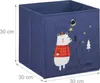 Set da 4 Relaxdays, contenitori per bambini, animali e Anteprima dell’immagine prodotto 4