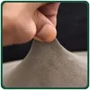 Stuhlhussen 4er Pack XL kühles Beige - Samt Stuhlbezug - Produktbild-Vorschau 3