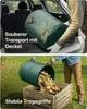 Praknu 3x sacco per rifiuti da giardino stabile da 300 Anteprima dell’immagine prodotto 10
