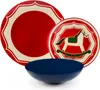 Set di stoviglie Excelsa 18 pezzi Natale vintage in Anteprima dell’immagine prodotto 5