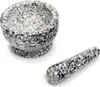 Mortier avec pilon en granit, gris, diamètre 13 cm Voir les images du produit 5