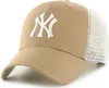 47 Brand Trucker Cap - BRANSON New York Yankees khaki Podgląd zdjęcia produktu 1