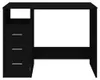 vidaXL Písací stôl so zásuvkami čierny 102x50x76 cm z Náhľad obrázku produktu 4