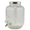 Fľaša 4000ml sklenená s kohútikom, kov. Náhľad obrázku produktu 2