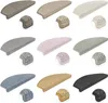 A collage of different colored stair mats, with close-up views of the texture. Produktbild-Vorschau