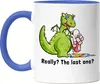Really? The last one? Tasse Blau Drache frisst Einhorn Produktbild-Vorschau 1