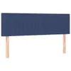 Boxspringbett mit Matratze & LED Blau 140x200 cm Stoff Produktbild-Vorschau 7