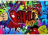 Vlies Fototapete - Chili out 350x256 cm Streetart Produktbild-Vorschau 5