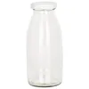 A clear glass bottle with a white twist-off lid, presented on a white background. Podgląd zdjęcia produktu