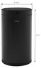 ML-Design odpadkový koš se senzorem 30 l kulatý ocelový Náhled obrázku produktu 8