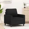 vidaXL Sessel Schwarz 60 cm Samt Produktbild-Vorschau 2