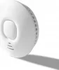 A close-up, studio shot of a white smoke detector. Produktbild-Vorschau