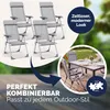 CASARIA® Gartenstühle 4er Set Klappbar 7-fach Verstellbar Produktbild-Vorschau 6