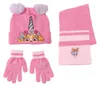 Cappello e guanti rosa dei Paw Patrol Anteprima dell’immagine prodotto 1