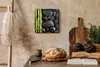 Wohnzimmer Leinwand Uhr Geräuschlos Küche 30x30 Natural, Produktbild-Vorschau 2