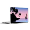 MuchoWow® Laptop Aufkleber Sticker Cover Strand - Boot - Produktbild-Vorschau 1