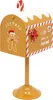 Metallbriefkasten für den Weihnachtsmann, auf Ständer, 32 Produktbild-Vorschau 1